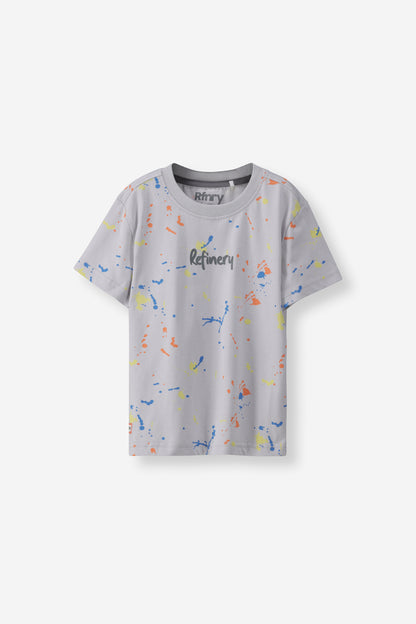 Boys Splatter Print Tee