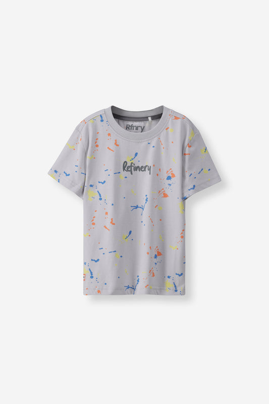 Boys Splatter Print Tee