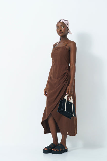 Mock Wrap Dress
