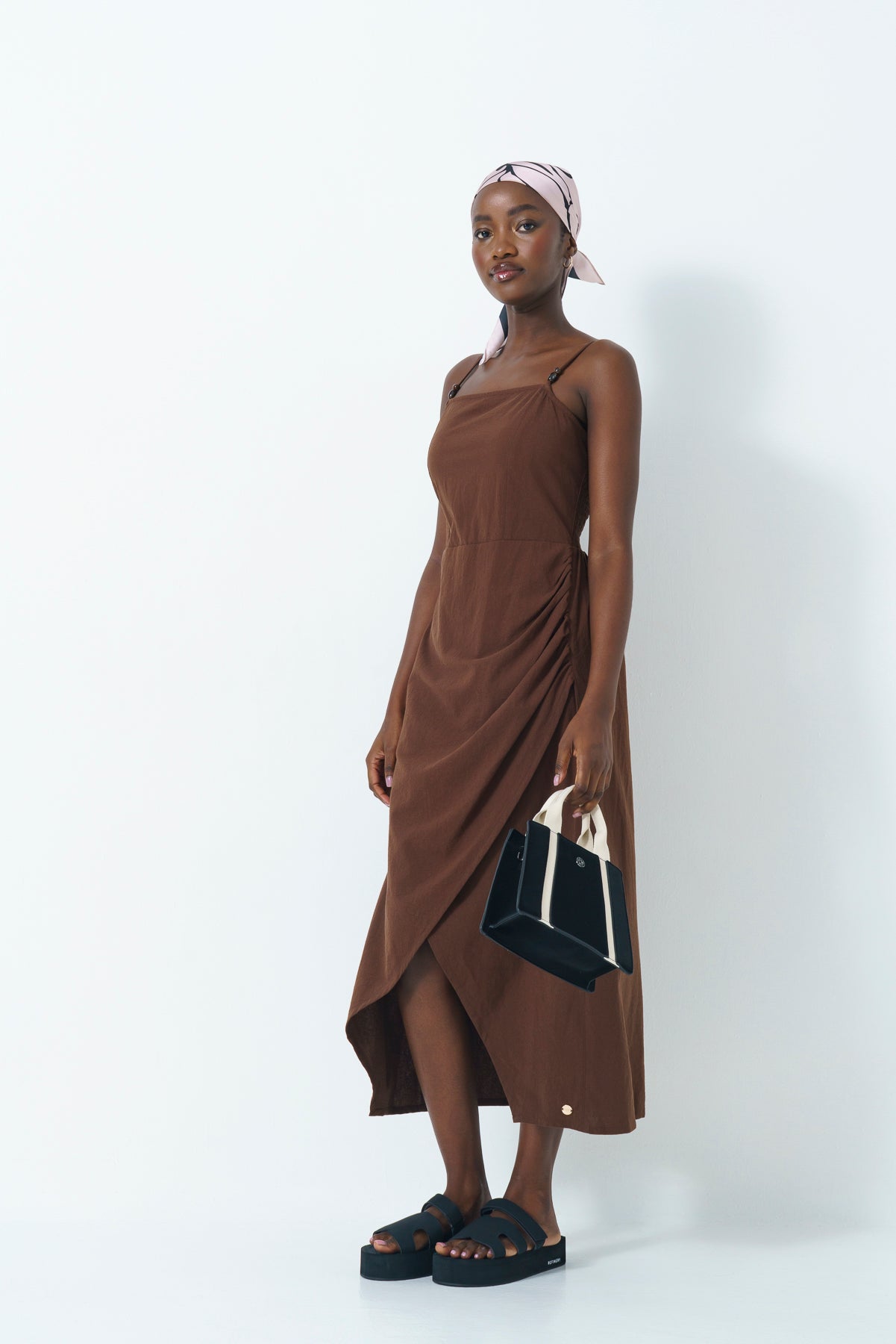 Mock Wrap Dress