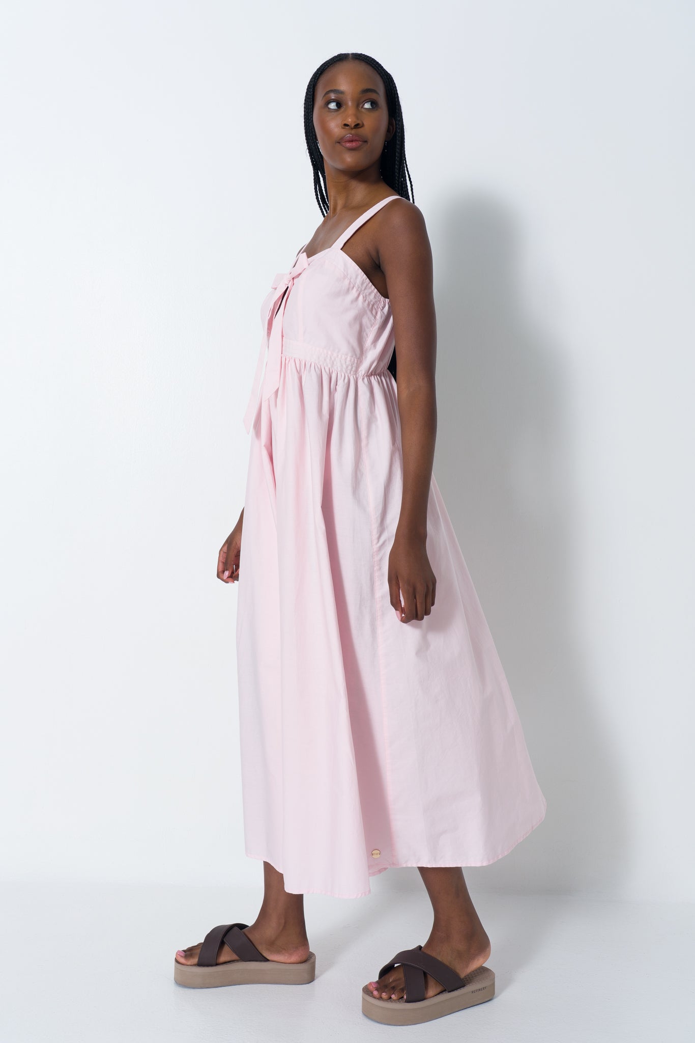front-tie-dress
