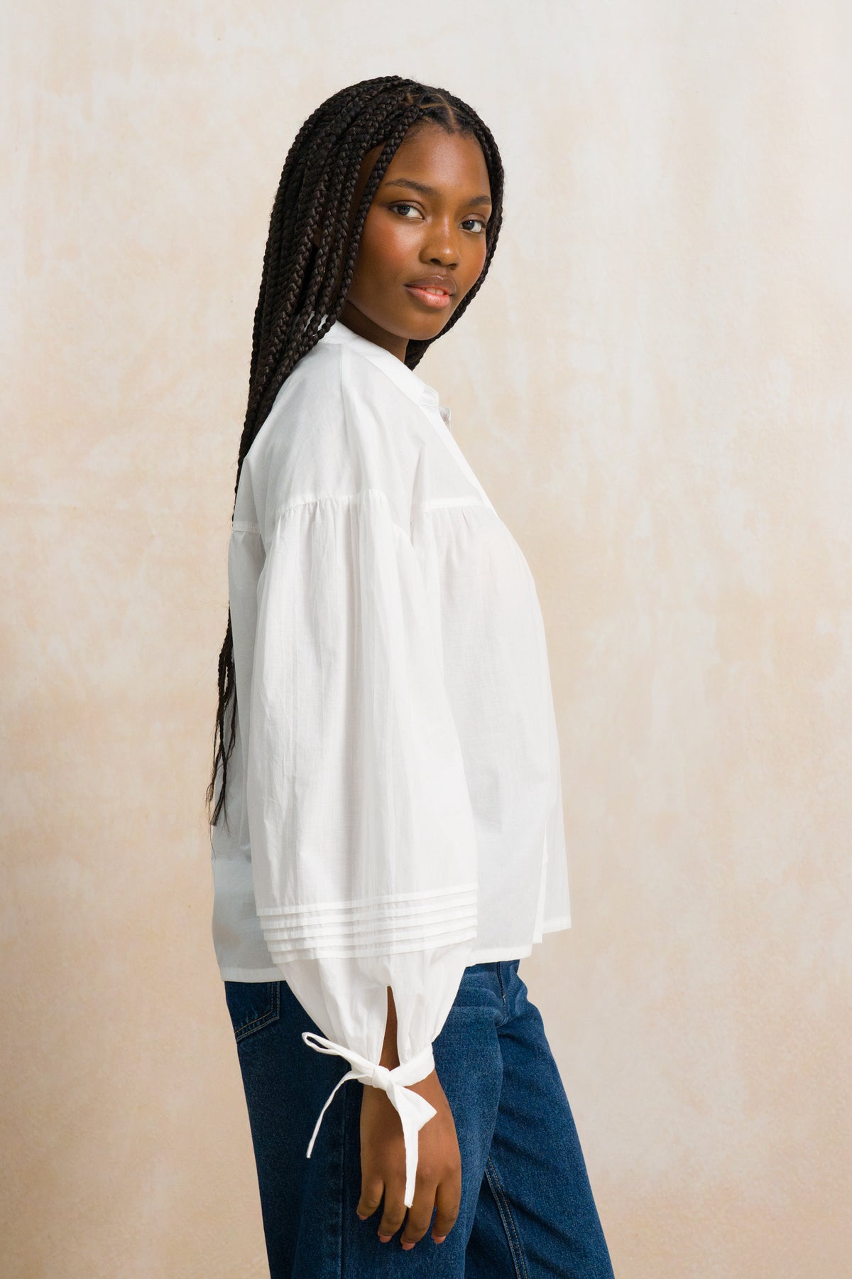 Volume Sleeve Woven Shirt