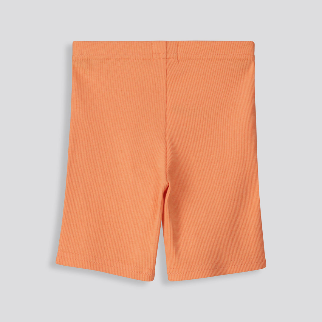 Girls Ribbed Biker Shorts