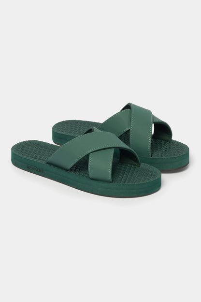 Crossover Sandal - Green