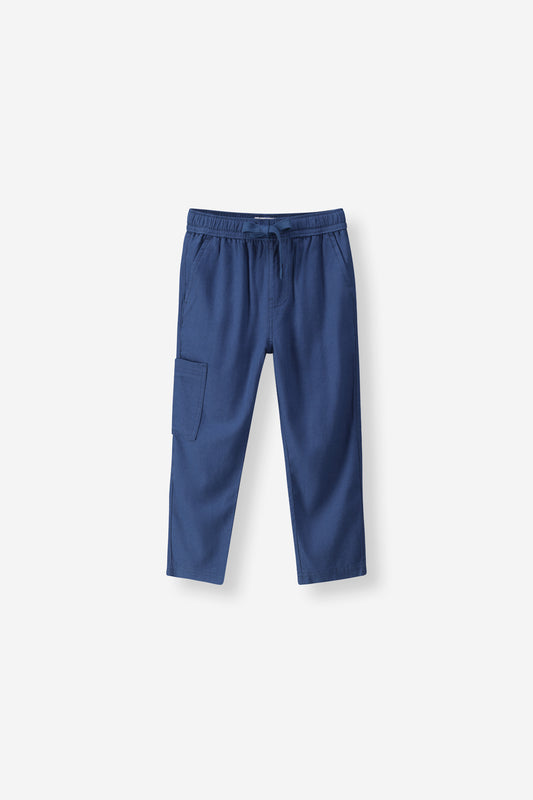 Boys Linen Blend Pants