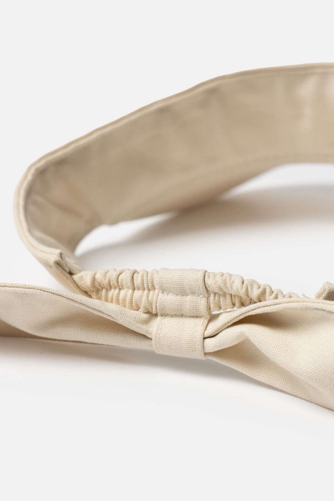 Tie-Back Canvas Visor