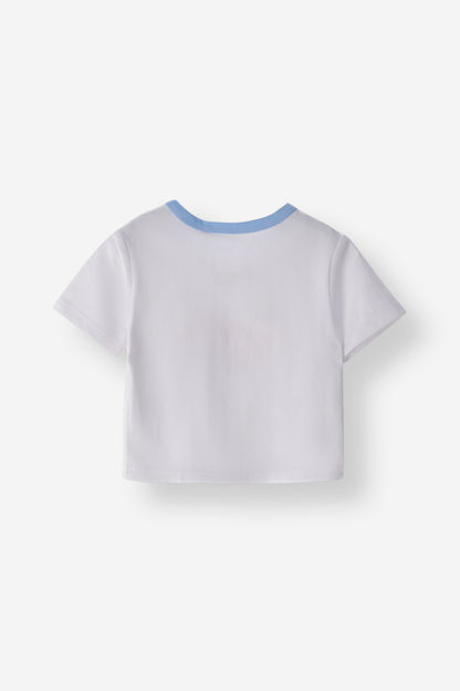 Relaxed Fit Ringer Graphic Tee