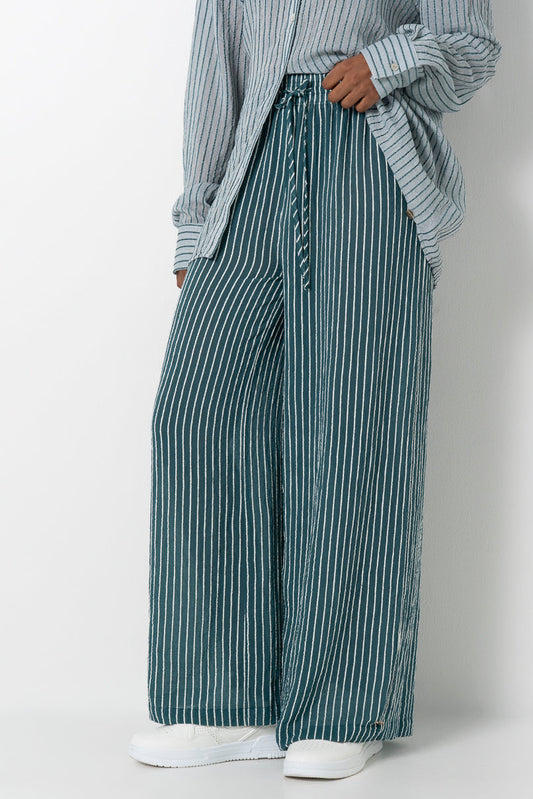 Relaxed Stipe Pants
