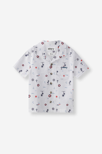 Boys Seersucker Shirt