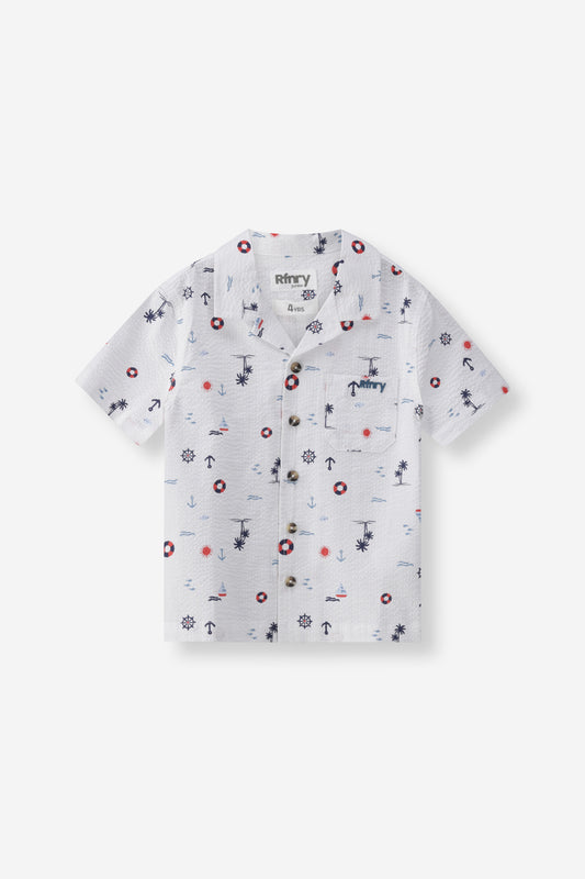 Boys Seersucker Shirt