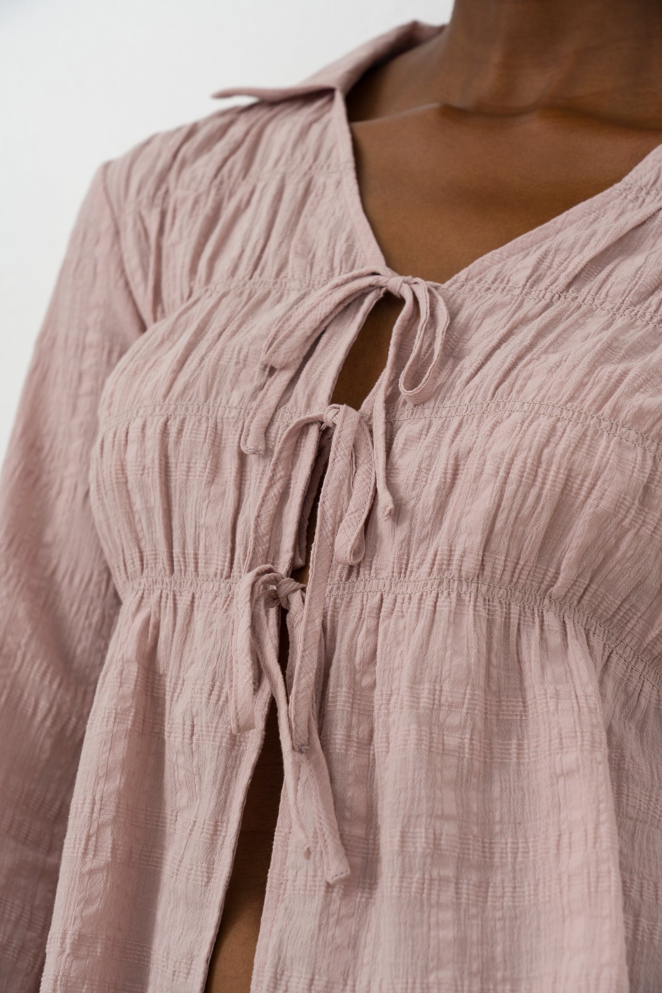 Textured Sheer Blouse