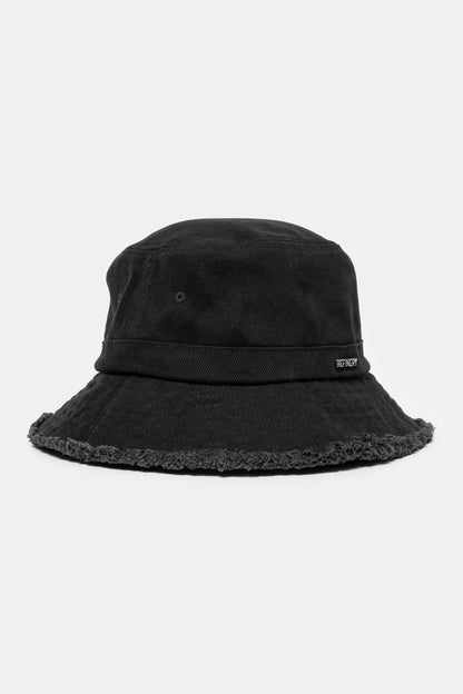 Raw Edge Bucket Hat