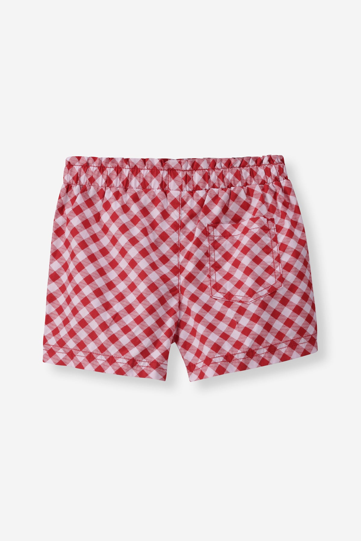 Girls Gingham Poplin Shorts