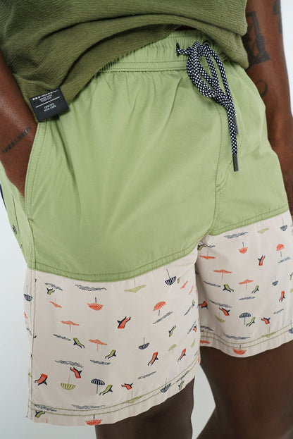Oversized Pool Short Sage