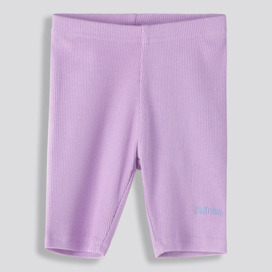Girls Rib Cycle Short - Lilac