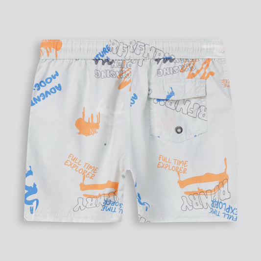 Boys Pool Shorts - Aqua