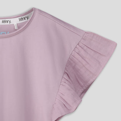 Girls Flutter Sleeve Tee