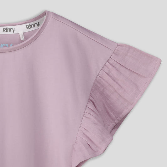 Girls Flutter Sleeve Tee