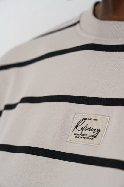 Cropped Crew Neck Sweat