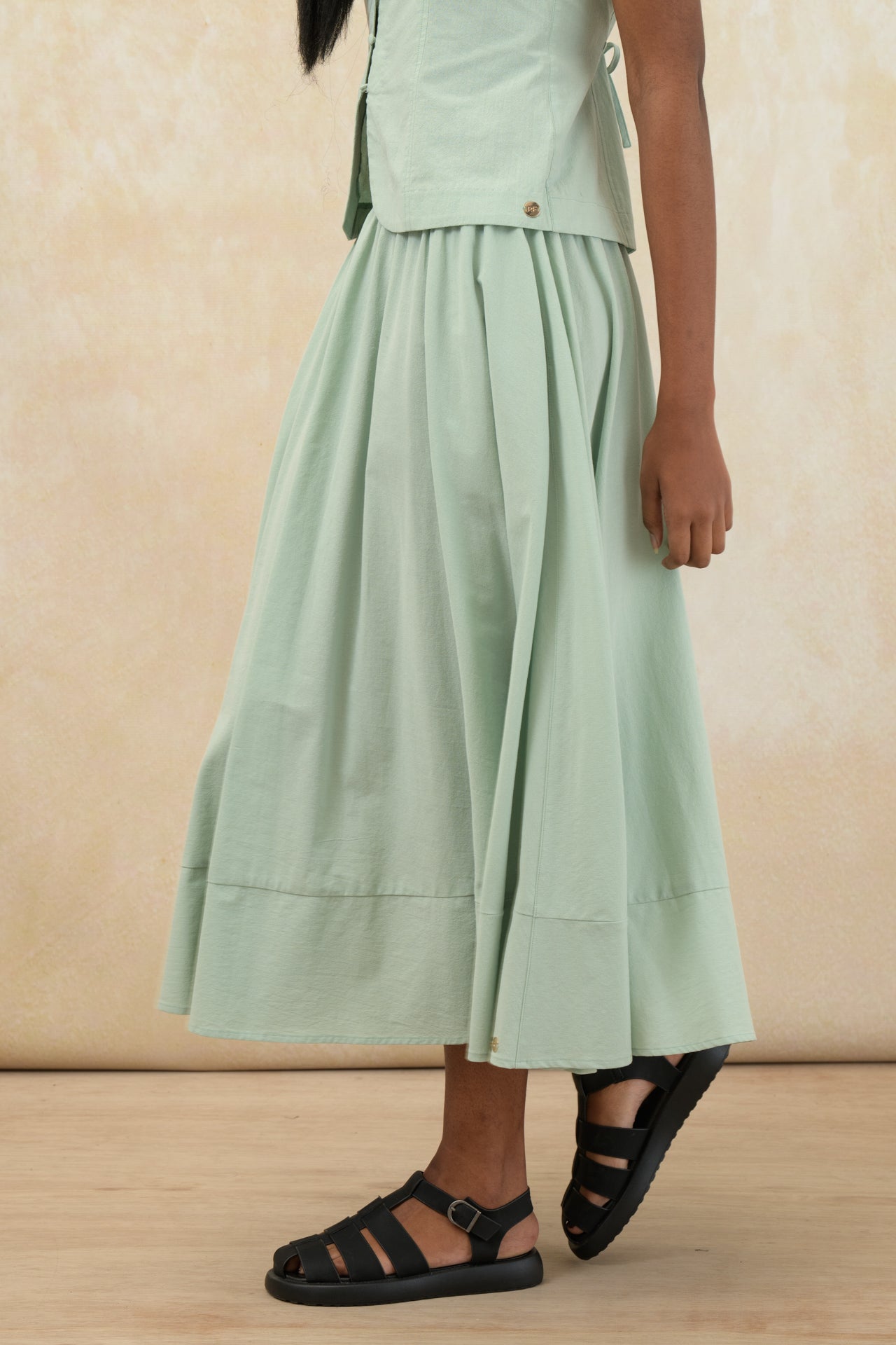 A-Line Midi Skirt