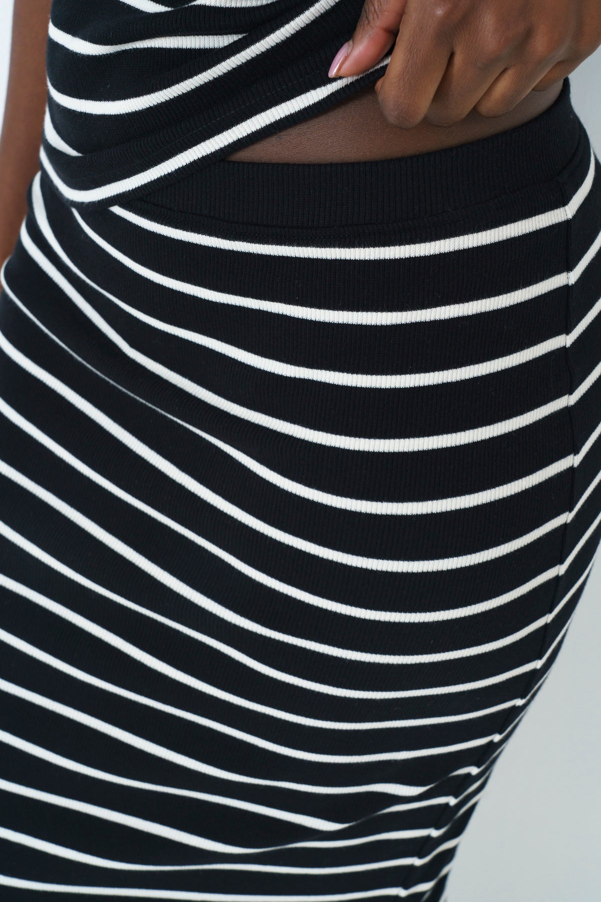 Ribbed Bodycon Skirt