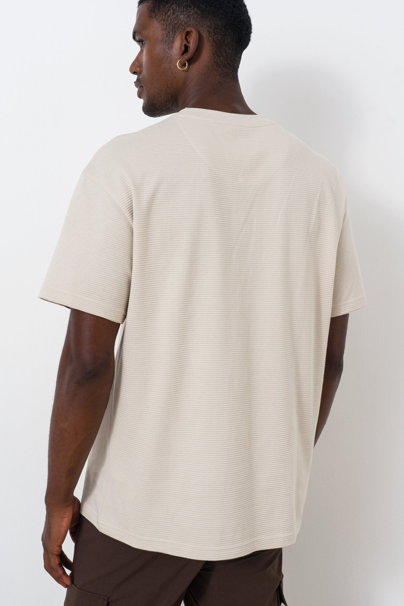 Textured Oversized T-shirt