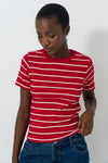 Hi Neck Fitted T-Shirt