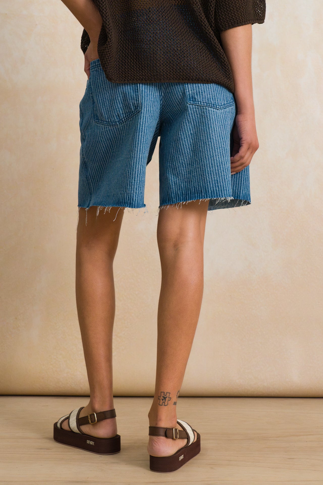 Relaxed Denim Shorts