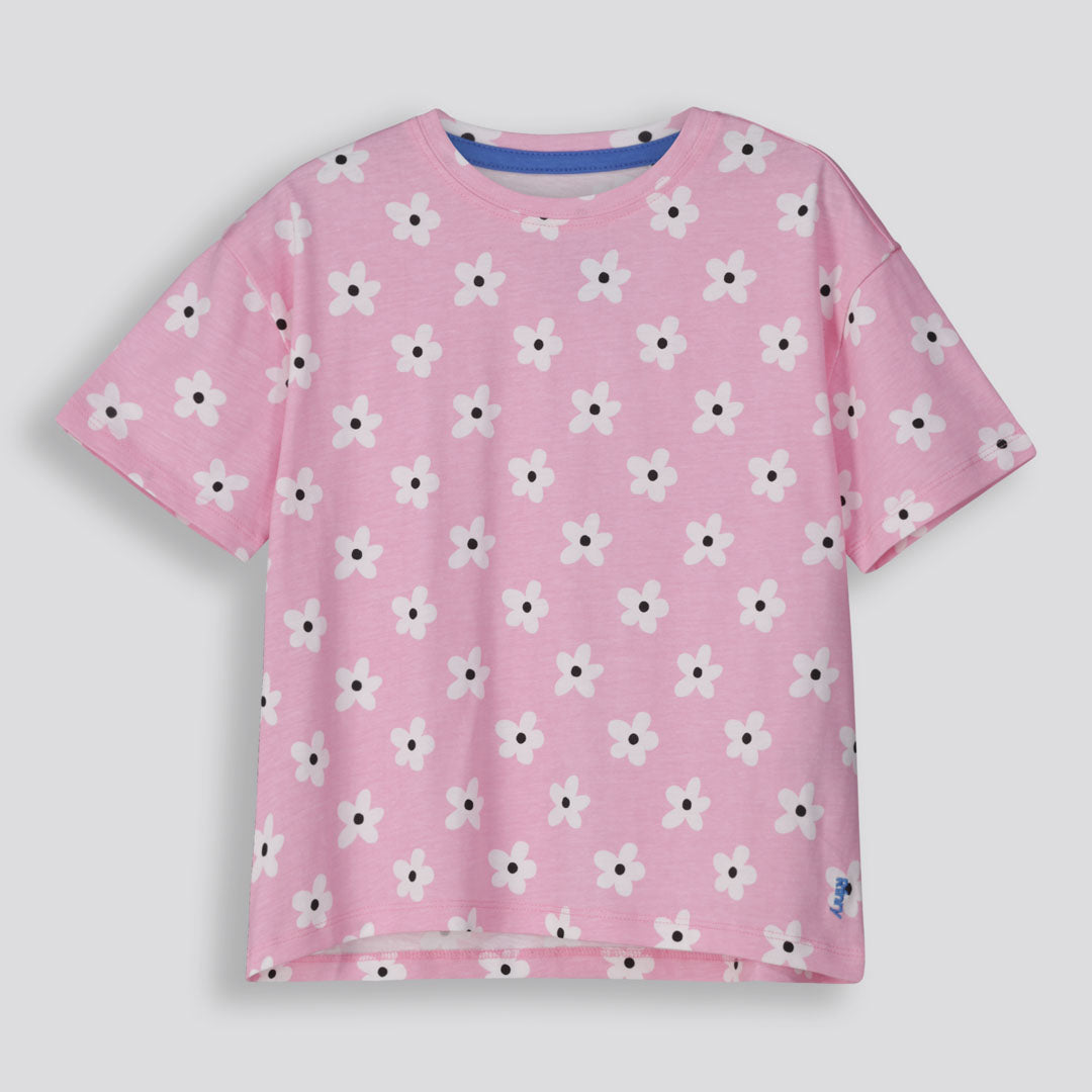Girls Flower Tee