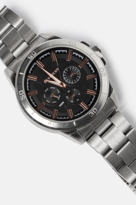 Metal Water-Resistant Watch