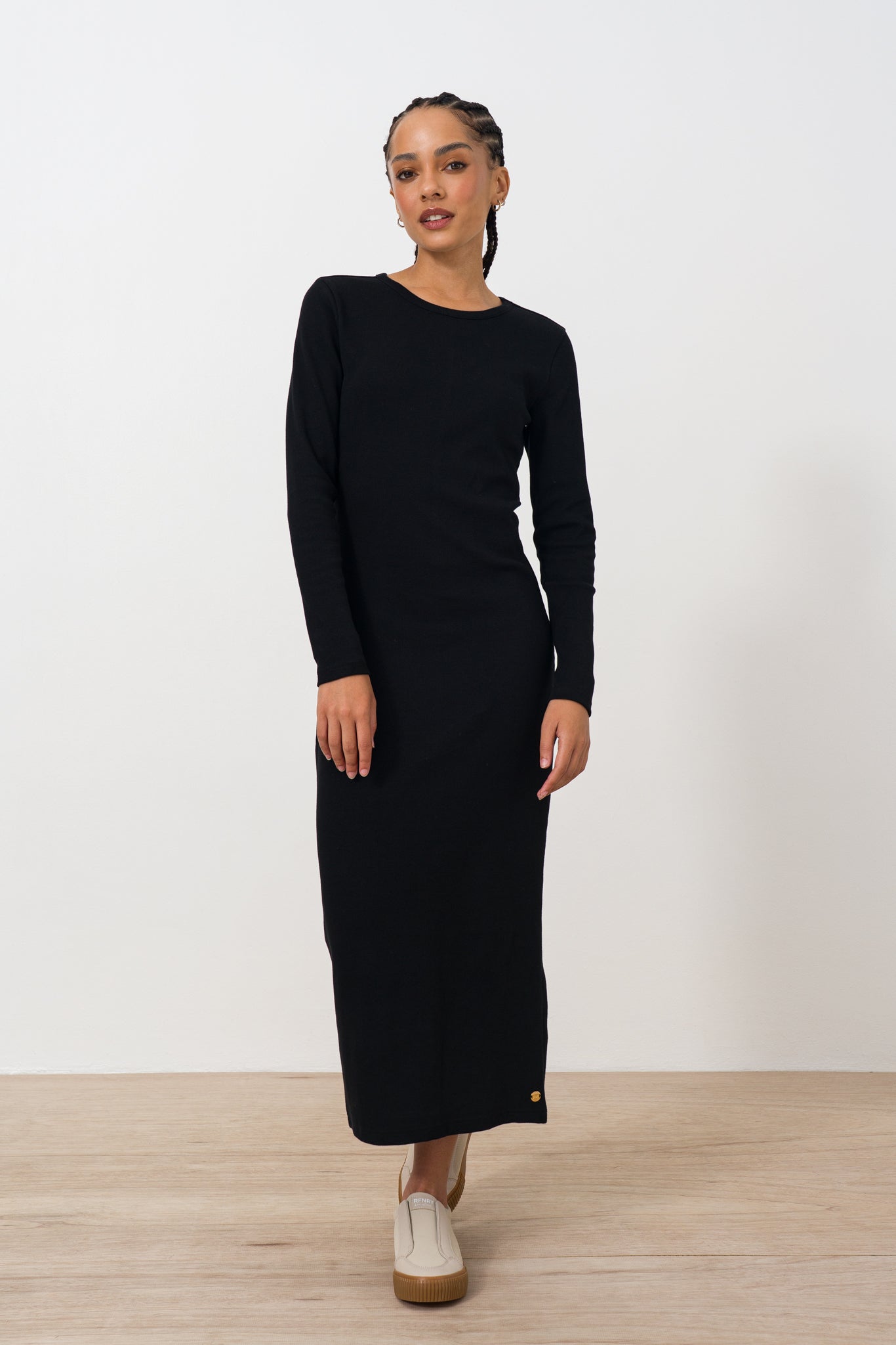 Crew Neck Bodycon Dress