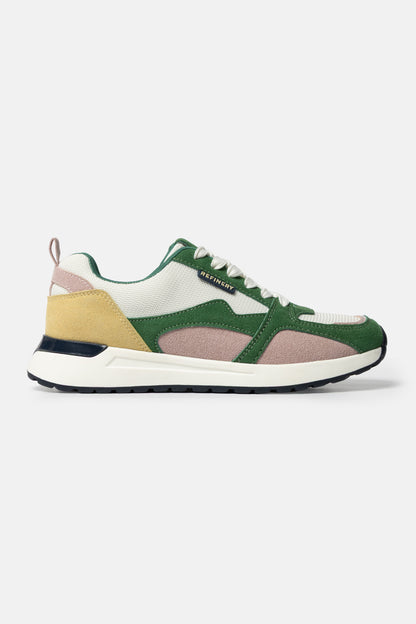 Multi-paneled Runner Sneakers