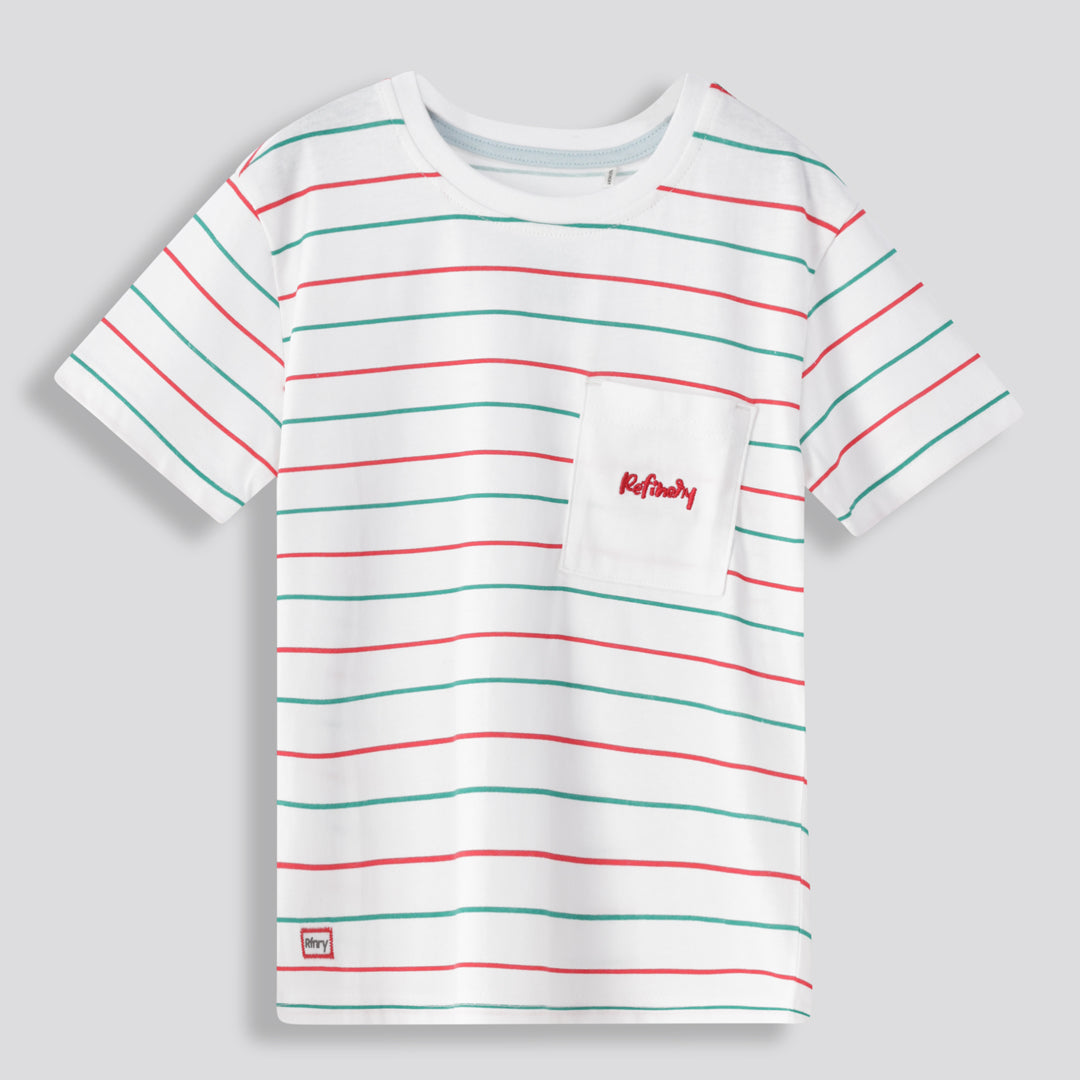 Boys Branded Tee - Optic White