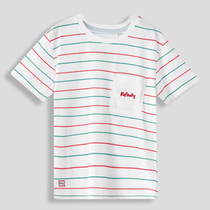 Boys Branded Tee - Optic White