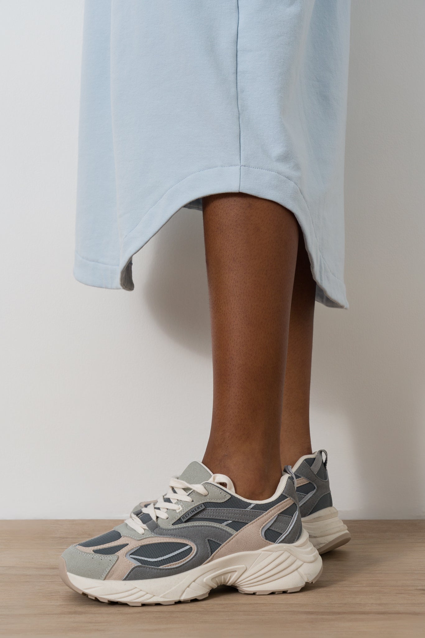 Scoop Hem Sweat Dress