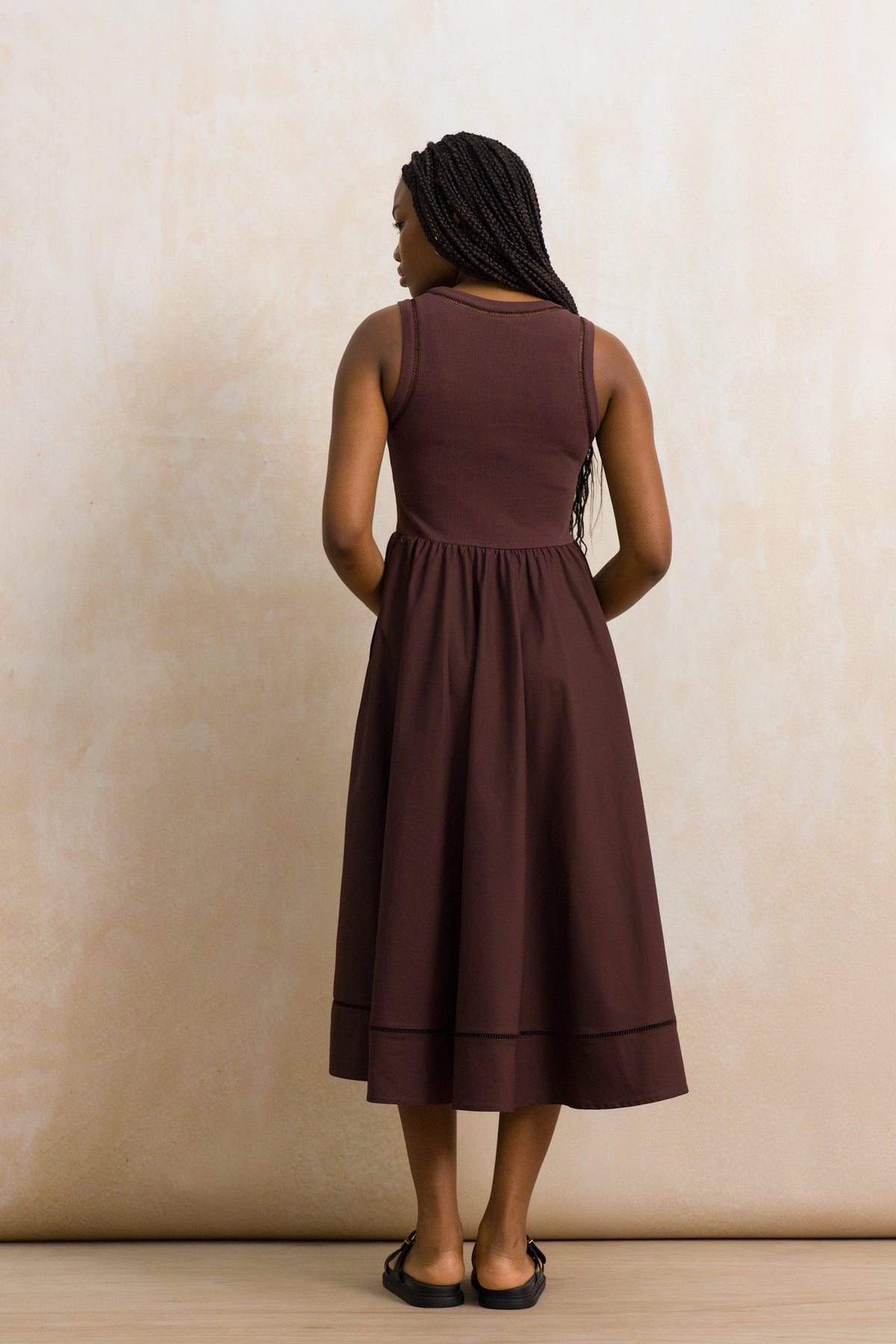 Combo Midi Dress