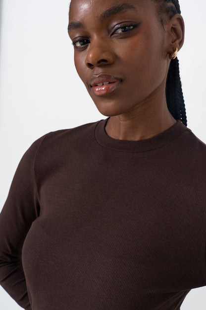 Fitted Rib T-shirt