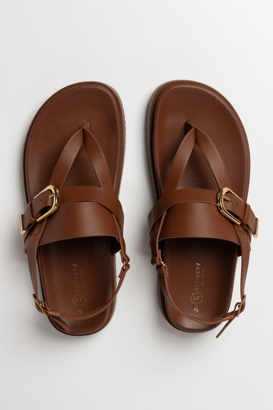 Buckle Detail Thong Sandal
