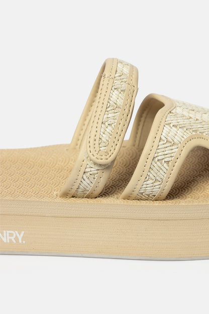 Platform Raffia Sandals