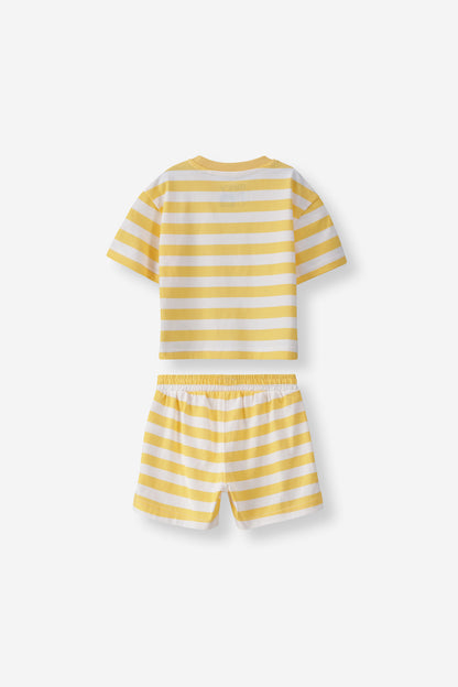 Girls Stripe Pj Set