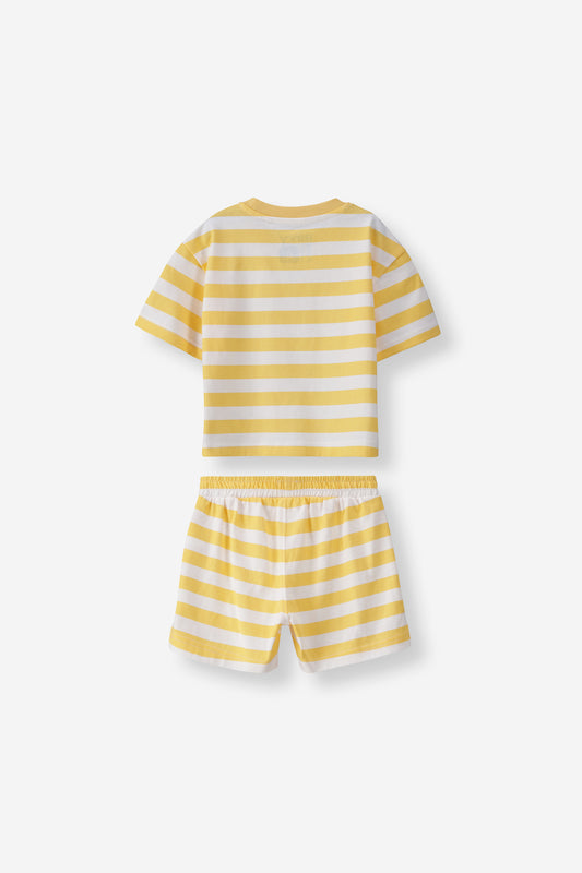Girls Stripe Pj Set