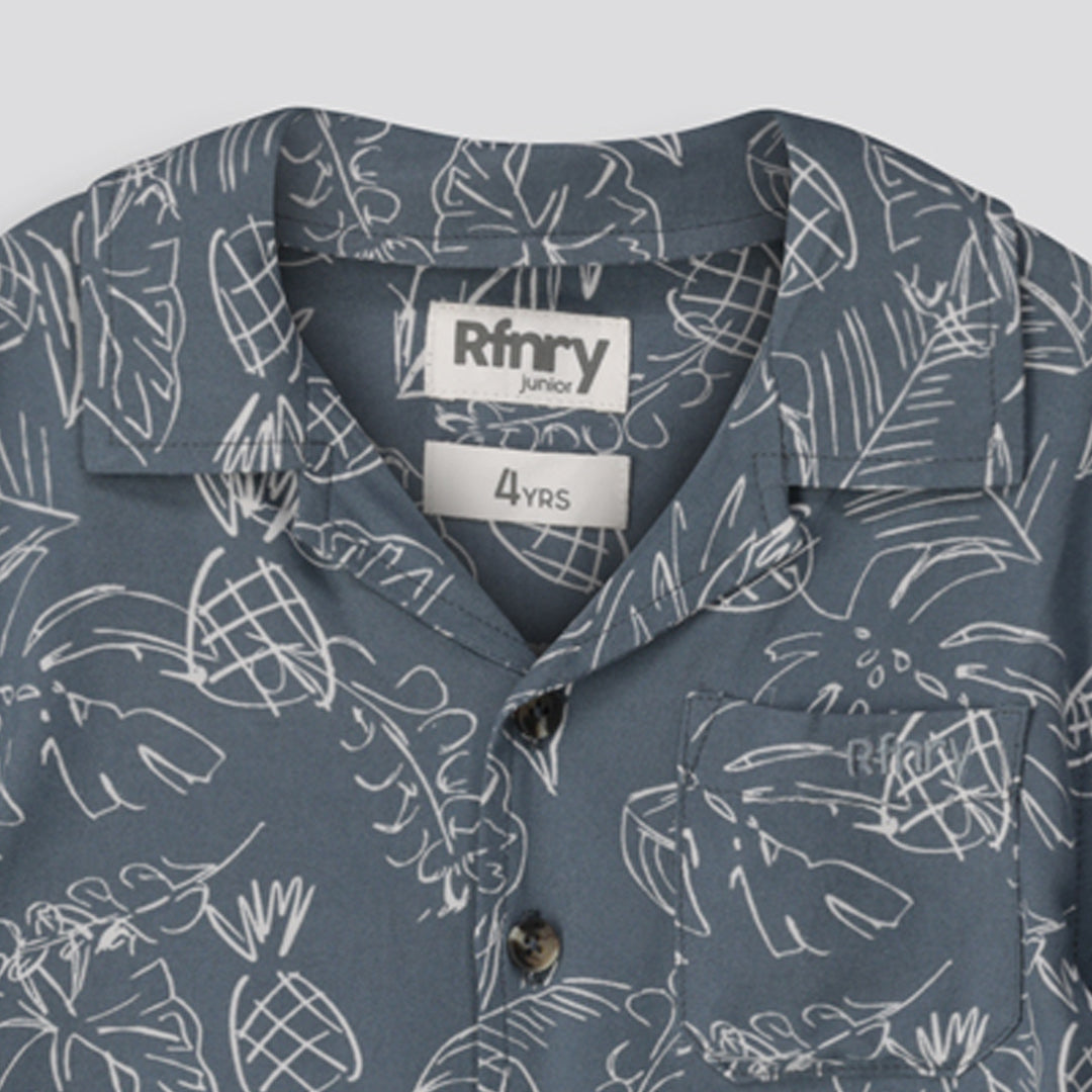 Boys Floral Shirt