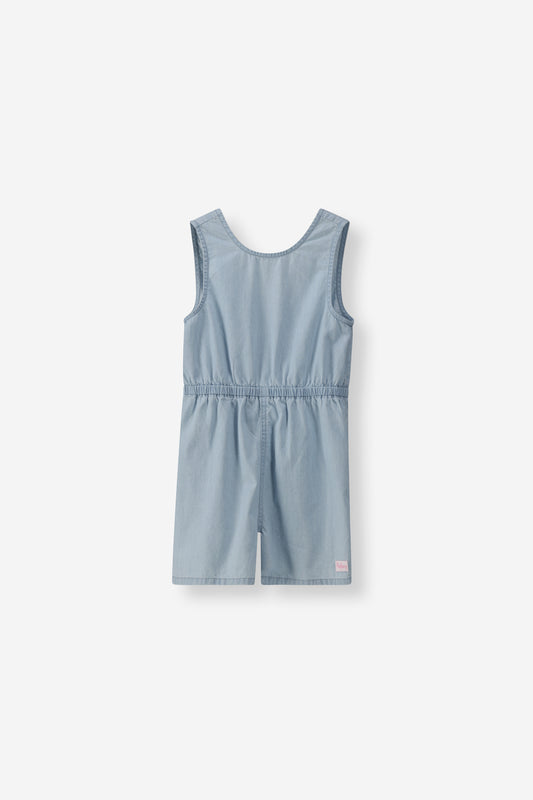 Girls Denim Romper