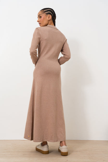 Knit Collar Dress