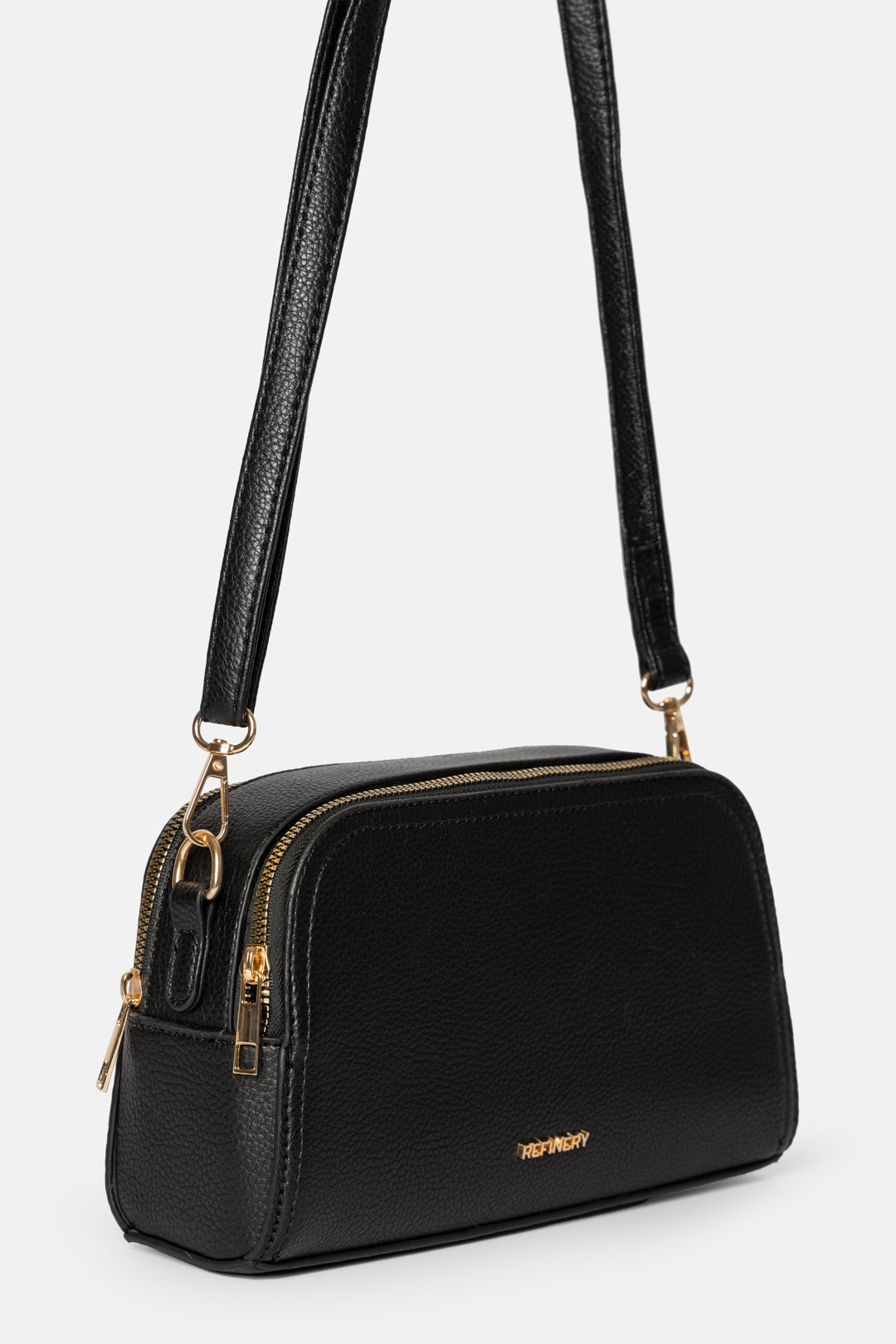 Double Zip Crossbody Bag