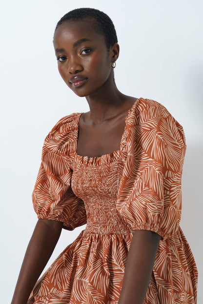 Puff Sleeve Dress