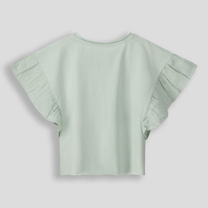Girls Flutter Sleeve Tee