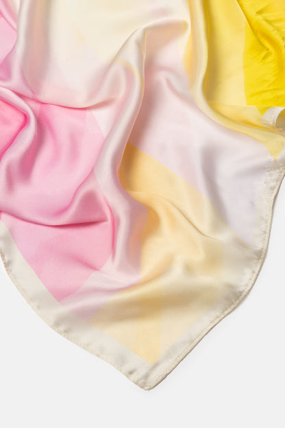 Multi-Colour Wave Print Scarf