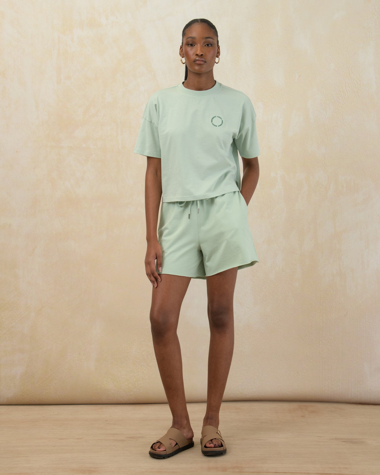Relaxed Fit Fleece Shorts