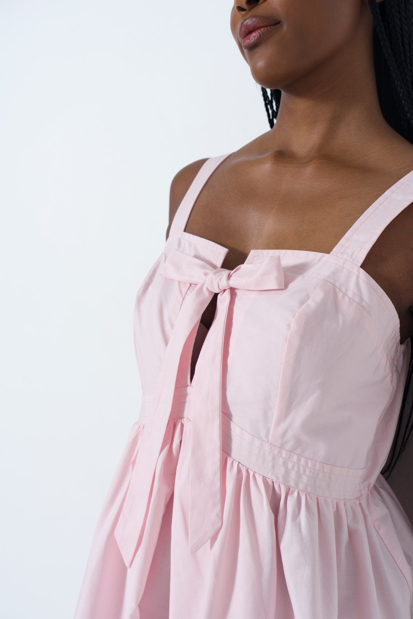 front-tie-dress